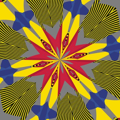 simetri #30,2019,(karışık ortam) by Alex Caminker