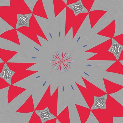 simetri #43,2019,(karışık ortam) by Alex Caminker