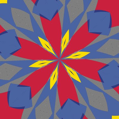 simetri #54,2019,(karışık ortam) by Alex Caminker
