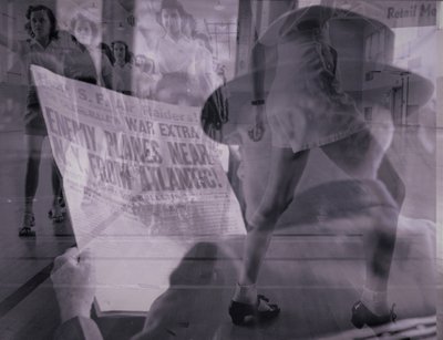 düşünceler,2019,(kolaj) by Alex Caminker