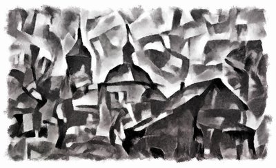 görünüm (siyah) #1,2016, by Alex Caminker