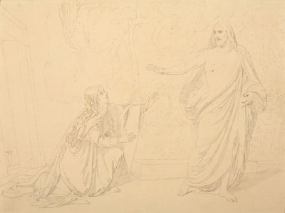 Noli me tangere, 1835 by Alexander Andreyevich Ivanov