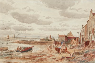 Öğleden sonra, Buckhaven (kalem ve sulu boya) by Alexander Ballingall