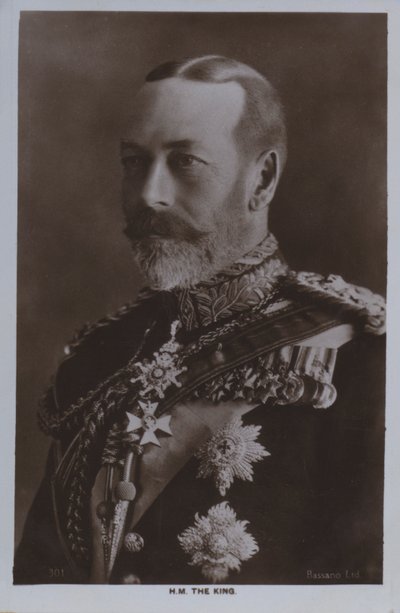 HM The King (s/b fotoğraf) by Alexander Bassano
