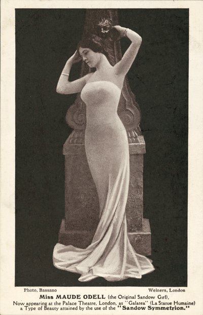 Maude Odell, Amerikalı tiyatro oyuncusu (s/b fotoğraf) by Alexander Bassano