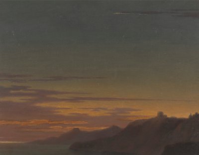 Günün Kapanışı: Sahilde Günbatımı by Alexander Cozens