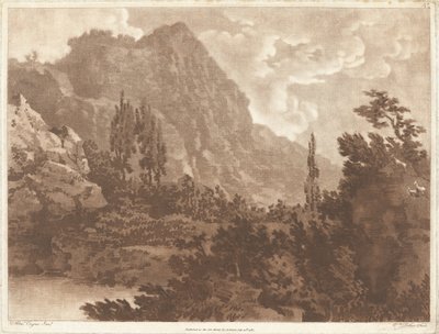 Aynı lekeden yapılan ikinci bir çizim by Alexander Cozens and William Pether