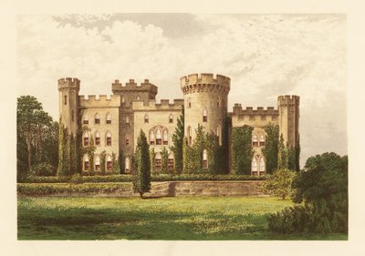 Cholmondeley Kalesi, Cheshire, İngiltere. by Alexander Francis (after) Lydon