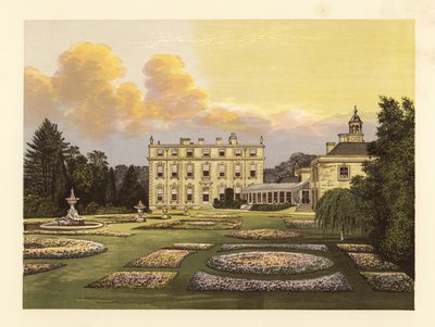 Ditchley Evi ve bahçeleri, Oxfordshire, İngiltere. by Alexander Francis (after) Lydon