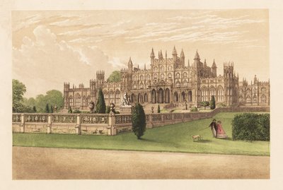 Eaton Salonu, Cheshire, İngiltere. by Alexander Francis (after) Lydon