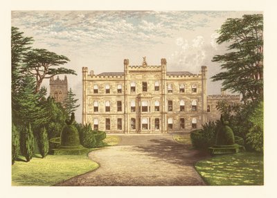 Elvaston Kalesi, Derbyshire, İngiltere. by Alexander Francis (after) Lydon