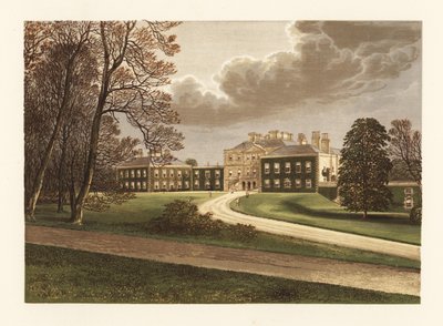 Haddo Evi, Aberdeenshire, İskoçya. by Alexander Francis (after) Lydon