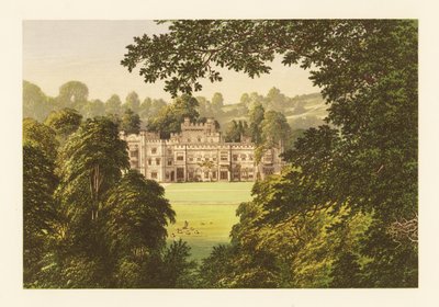 Hampton Court Kalesi, Herefordshire, İngiltere. by Alexander Francis (after) Lydon