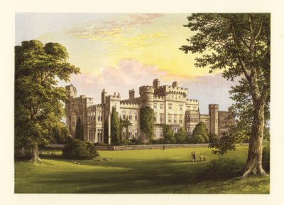 Hawarden Kalesi, Flintshire, Galler. by Alexander Francis (after) Lydon
