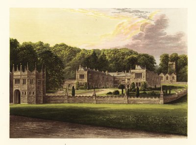 Lanhydrock Evi, Cornwall, İngiltere. by Alexander Francis (after) Lydon