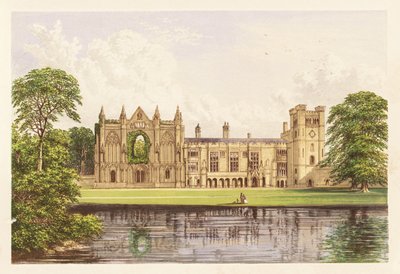 Newstead Manastırı, Nottinghamshire, İngiltere. 1880 (gravür) by Alexander Francis (after) Lydon