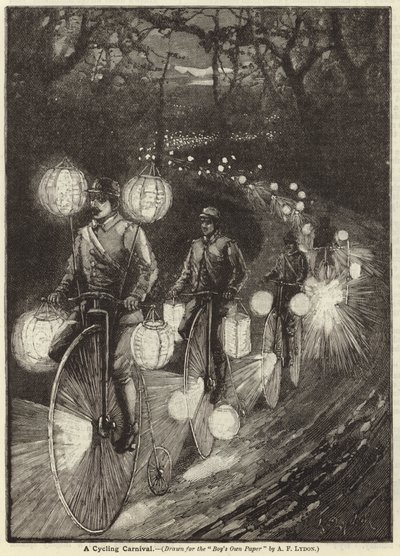 Bir bisiklet karnavalı by Alexander Francis Lydon