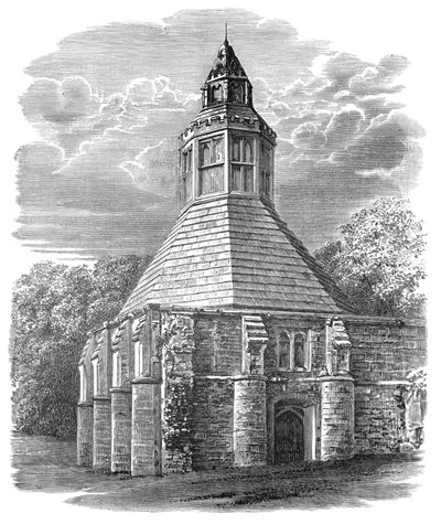 Abbots Kitchen, Glastonbury Manastırı, c1880, 1897 by Alexander Francis Lydon