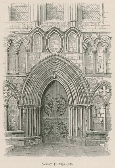 Bolton Manastırı, Batı Girişi by Alexander Francis Lydon