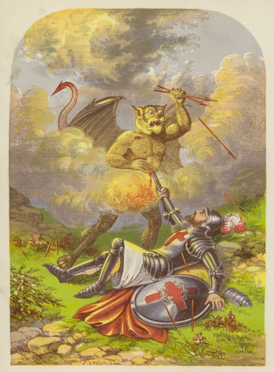 Hristiyanlar Apollon ile savaşıyor by Alexander Francis Lydon