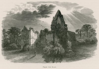 Doğudan Dryburgh Manastırı, by Alexander Francis Lydon