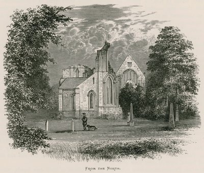 Kuzeyden Dryburgh Manastırı, by Alexander Francis Lydon