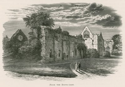 Güneydoğudan Dryburgh Manastırı, by Alexander Francis Lydon