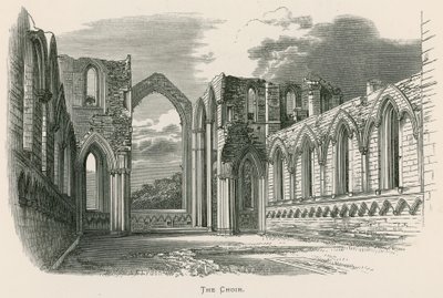 Fountains Abbey, The Choir  by Alexander Francis Lydon