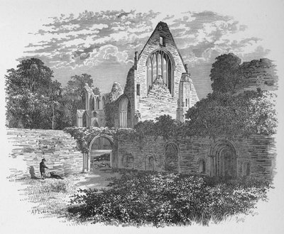 Manastır Mahkemesinden, Dryburgh Manastırı, c1880, 1897 by Alexander Francis Lydon