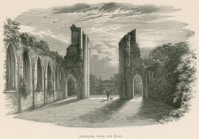 Doğudan Glastonbury Manastırı, İç, by Alexander Francis Lydon