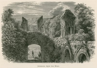 Batıdan Glastonbury Manastırı, İç, by Alexander Francis Lydon