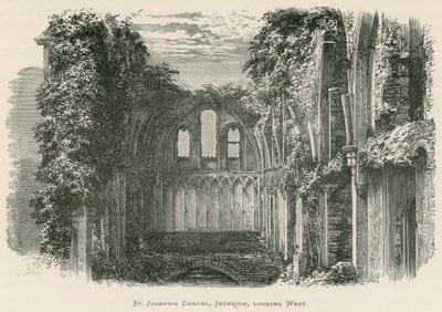 Glastonbury Manastırı, St Joseph Şapeli, İçişleri, Batı