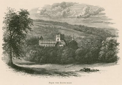 Jedburgh Manastırı, Güneydoğudan by Alexander Francis Lydon