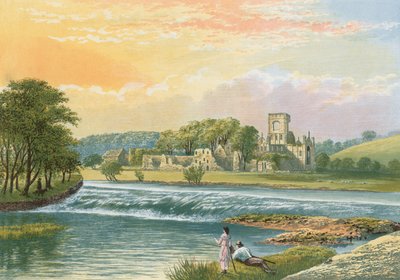 Kirkstall Manastırı by Alexander Francis Lydon