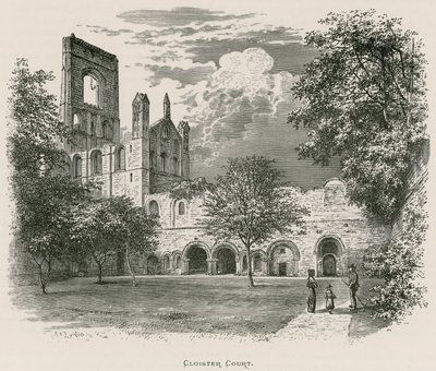 Kirkstall Manastırı, Manastır Mahkemesi by Alexander Francis Lydon