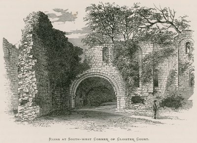 Kirkstall Manastırı, Cloister Court