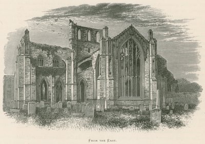 Doğudan Melrose Manastırı, by Alexander Francis Lydon