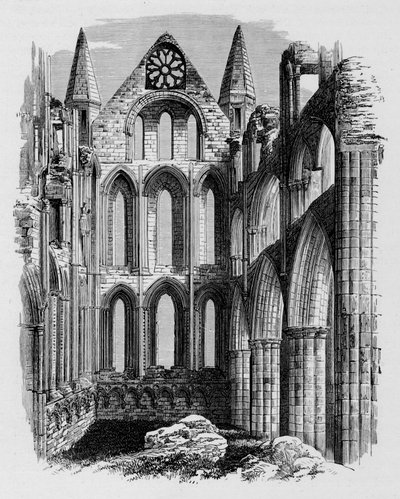 Kuzey Transept, Whitby Manastırı, c1880, 1897 by Alexander Francis Lydon