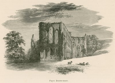 Rievaulx Manastırı, Güneydoğudan by Alexander Francis Lydon