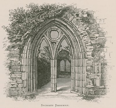 Tintern Manastırı, Sacristy Kapısı by Alexander Francis Lydon