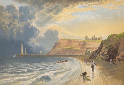 Whitby Manastırı, c1880, 1897 by Alexander Francis Lydon
