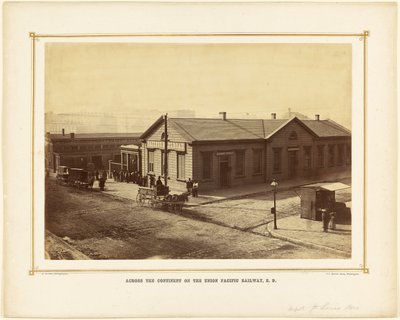 [Depot St. Louis, Missouri] by Alexander Gardner
