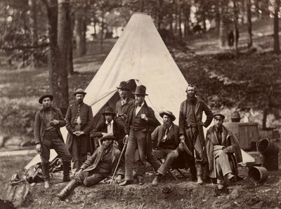 Potomac Ordusu için Kılavuzlar Grubu by Alexander Gardner