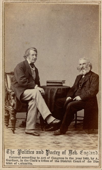 The Politics and Poetry of New England,1863 (fotoğraf) by Alexander Gardner