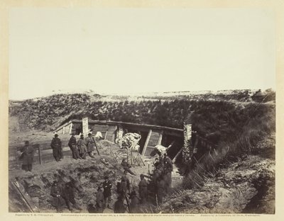 Minber, Fort Fisher, NC, Ocak 1865. by Alexander Gardner
