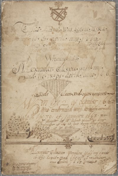 Alexander Gillespie Dergisi, 1662-85 by Alexander Gillespie