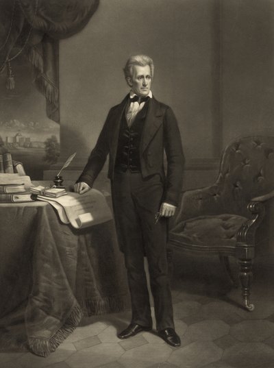 Başkan Jackson, 1860 dolayları by Alexander Hay Ritchie