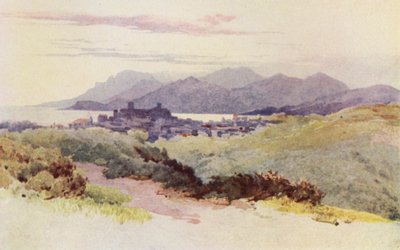Cannes ve Esterel Dağları (renkli taş) by Alexander Henry Hallam Murray