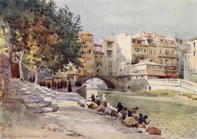 Narbonne, "İki Denizin Kanalı" (renkli taş) by Alexander Henry Hallam Murray
