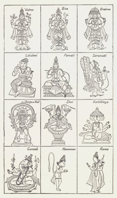 Hindu Panteonu by Alexander Henry Hallam Murray